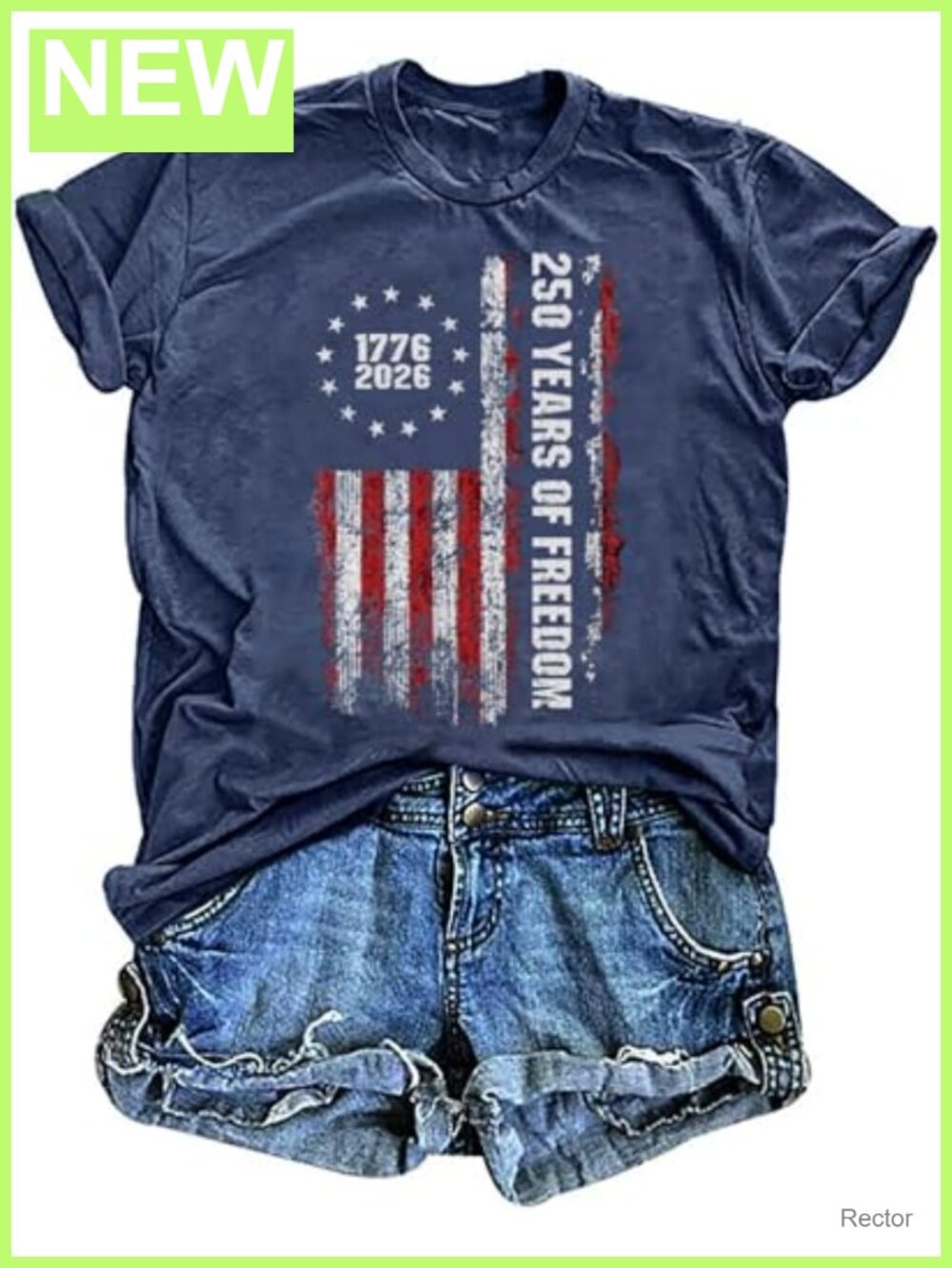 Women's USA Flag Graphic T-Shirt Short Sleeve Crew Neck Loose Fit Casual Tee